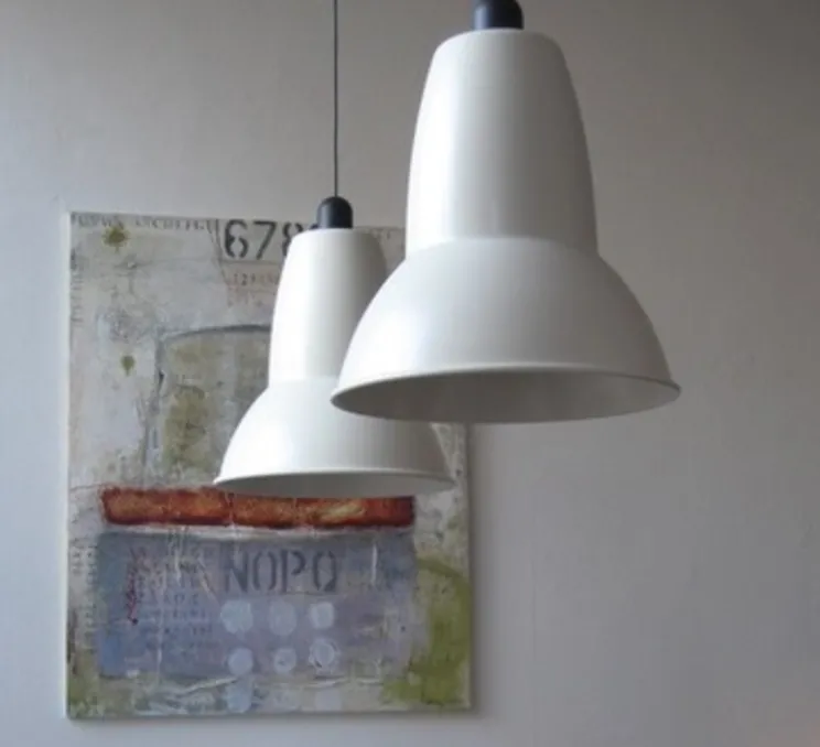 Suspension, Original 1227 Giant, blanc alpin, finition brillante, Ø44cm, H54cm - ANGLEPOISE
