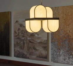 Suspension, Osca Small, blanc naturel, L50cm, H51cm - LZF