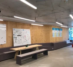 Suspension ou plafonnier, Tubo 70, transparent, IP67, LED, 2700K, 990 lm, Ø7cm, L63cm - O/M Light