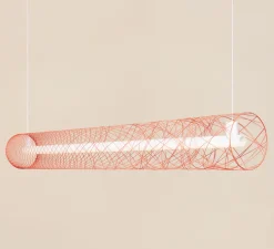 Suspension, Out of order, OOO, corail, L105cm, Ø13cm - Atelier Robotiq