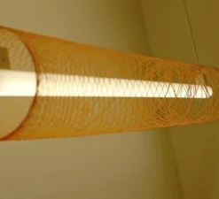 Suspension, Out of order, OOO, corail, L105cm, Ø13cm - Atelier Robotiq