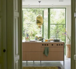 Suspension, Oval L, jaune, Ø35cm, H75cm - HK Living