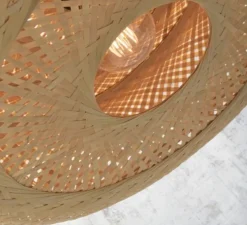 Suspension, Palawan L, naturel, Ø60cm, H15cm - Good&Mojo