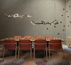 Suspension, Pallana 6, Slate, LED, dim, 3000K, 3800 lm, L151,5cm, H9,5cm - Moooi