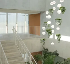 Suspension, Palma 3724, graphite, LED, 2700K, 685lm, Ø22cm, H40cm - Vibia