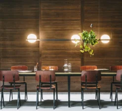 Suspension, Palma 3736, graphite, LED, 2700K, 2057lm, L195cm, H48cm - Vibia