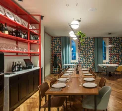 Suspension, Palma 3736, graphite, LED, 2700K, 2057lm, L195cm, H48cm - Vibia