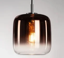 Suspension, PANTILO 20, transparent, cuivre , Ø20cm, H21cm - Slv
