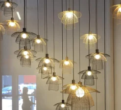 Suspension, Papillon XS, noir, Ø30cm, H25cm - Forestier