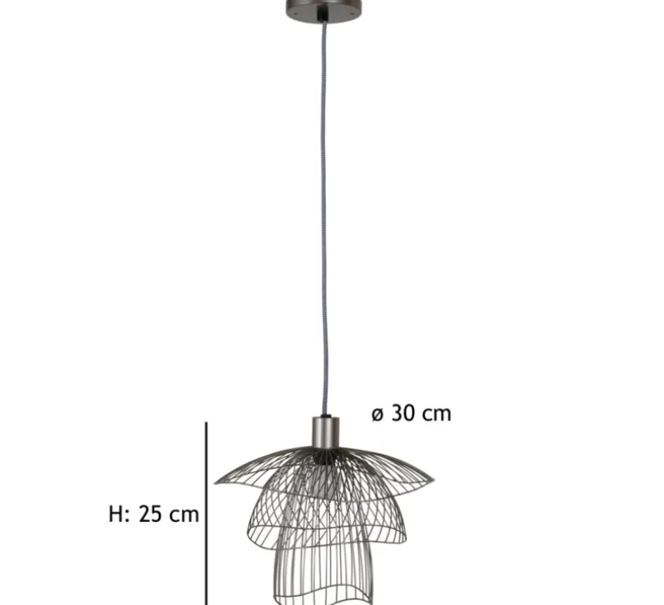 Suspension, Papillon XS, taupe, Ø30cm, H25cm - Forestier