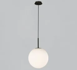 Suspension, Parma, noir, IP44, Ø30cm, H45cm - ACB