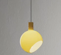 Suspension, Parola LED, ambre, H27cm - Fontana Arte