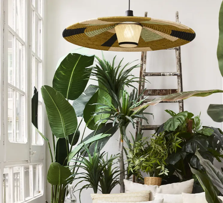 Suspension, Parrot L, vert, Ø80cm, H22cm - Forestier