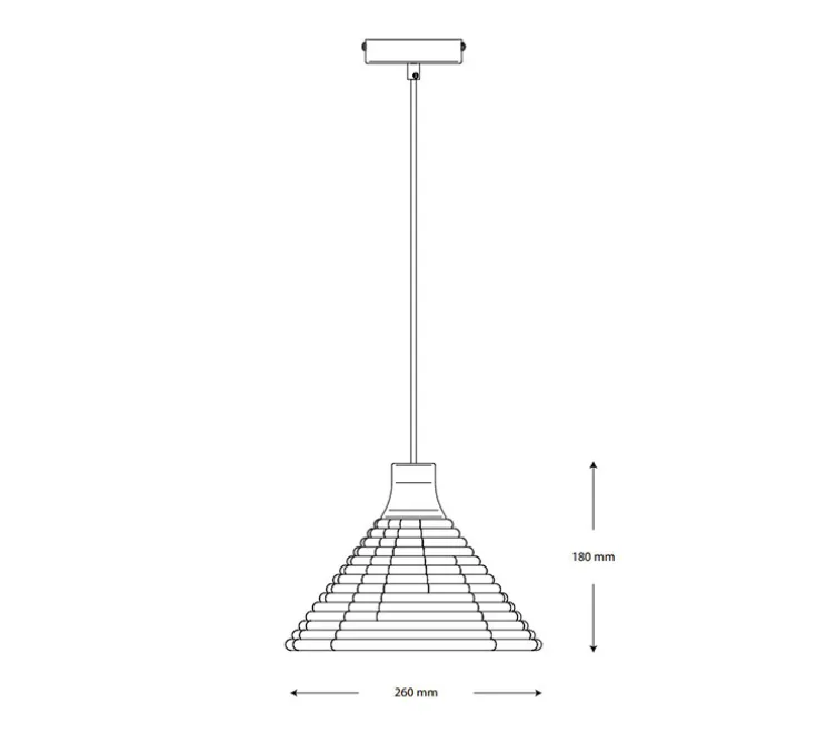 Suspension, Parrot XS, marron, Ø26cm, H18cm - Forestier