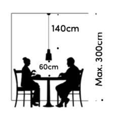 Suspension, Pascha, or, Ø18cm, H27cm - frauMaier