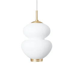 Suspension, Peanut 175, blanc, or, Ø17,5cm, H29cm - lyfa