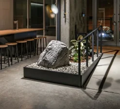 Suspension, Pebble A Citrine / C Slate , bleu, bronze, LED dimmable, 2700K, 1750lm, L21cm, H30,5cm - A-N-D