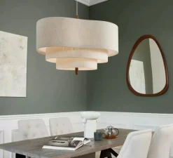 Suspension, Pebble L, écru, Ø78cm, H35,5cm - Market Set