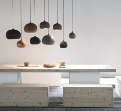 Suspension, Pebble L, gris, L44cm, H29cm - Ay Illuminate