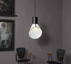 Suspension, Petit Cargo, noir, blanc, H65cm - Designheure