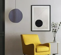 Suspension, Petit Moon, gris, Ø35cm, H13cm - DesignHeure