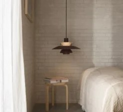 Suspension, PH 5, bordeaux monochrome, Ø50cm, H26,7cm-Louis Poulsen