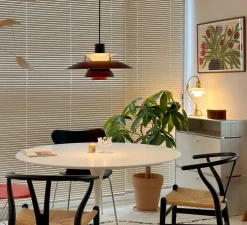 Suspension, PH 5, bordeaux monochrome, Ø50cm, H26,7cm-Louis Poulsen