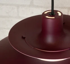 Suspension, PH 5, bordeaux monochrome, Ø50cm, H26,7cm-Louis Poulsen