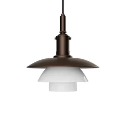 Suspension, PH 3/3, laiton antique, Ø28,5cm, H30,7cm - Louis Poulsen