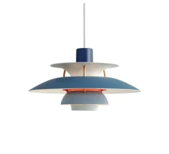 Suspension, PH 5 Mini, Hues of blue, Ø30cm, H16,3cm - Louis Poulsen