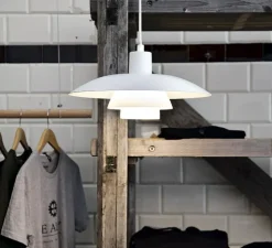 Suspension, PH 4/3 Suspension , blanc, LED, Ø40cm, H20cm - Louis Poulsen