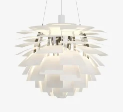 Suspension, PH Artichoke, blanc, LED, 2700K, 3538lm, Ø72cm, H65cm - Louis Poulsen