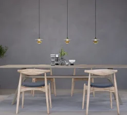 Suspension, Picasso, laiton antique, Ø18cm, H11cm - Belid