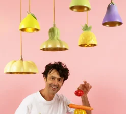 Suspension, Pineapple, Vitamin, jaune, Ø16cm, H18cm - Seletti