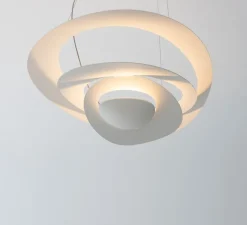 Suspension, Pirce, blanc, LED, dim, 3000K, 3313 lm, L94cm, H28cm - Artemide