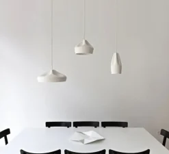 Suspension, Pleat Box 24, blanc, H18cm, Ø21cm - Marset