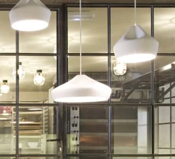 Suspension, Pleat Box 36, blanc, H16cm, Ø34cm - Marset