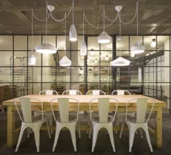 Suspension, Pleat Box 36, blanc, H16cm, Ø34cm - Marset