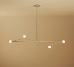 Suspension, Plié 576, nickel, L156cm, H123,5cm - Atelier Areti