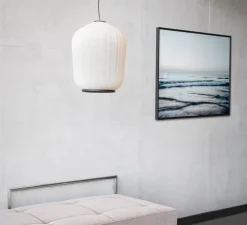 Suspension, Plissée, bronze, LED, 2700K, 700 lm, Ø40cm, H51cm - Classicon