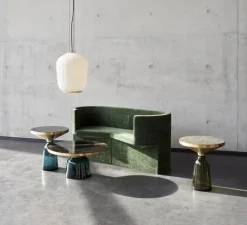 Suspension, Plissée, laiton, LED, 2700K, 700 lm, Ø40cm, H51cm - Classicon