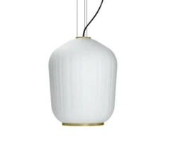 Suspension, Plissée, laiton, LED, 2700K, 700 lm, Ø40cm, H51cm - Classicon