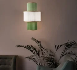 Suspension, Plivello 111, blanc, vert, Ø30cm, H49cm - Le Klint