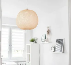 Suspension, Plum M, naturel, Ø55cm, H48cm - Ay Illuminate