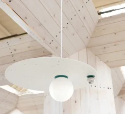 Suspension, Pluto Big, bleu vert, Ø58cm, H26cm - Swedish Ninja