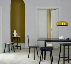 Suspension, Podgy, jaune safran, Ø42cm, H27cm - Please Wait to be Seated