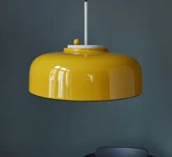 Suspension, Podgy, jaune safran, Ø42cm, H27cm - Please Wait to be Seated