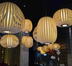 Suspension, Poppy, blanc ivoire, Ø63cm - LZF