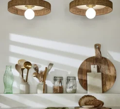 Suspension, Portinatx, blanc, Ø40cm, H6cm - Market Set