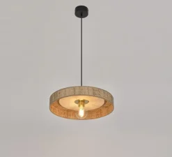 Suspension, Portinatx, blanc, Ø40cm, H6cm - Market Set